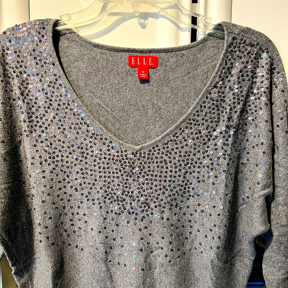 ELLE Sequins Sweater